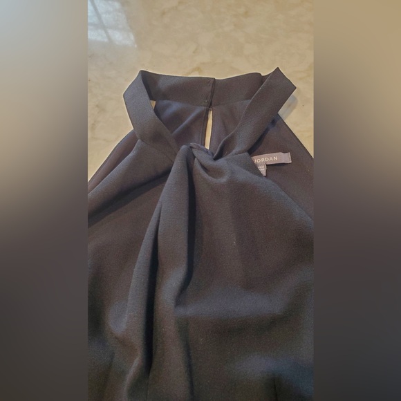 Julia Jordan Black sz.10 twist neck jumpsuit - Picture 6 of 7